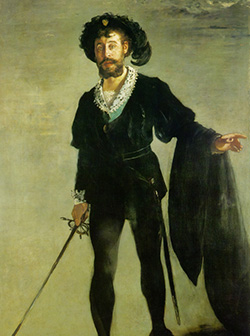 Portrait of Faure as Hamlet